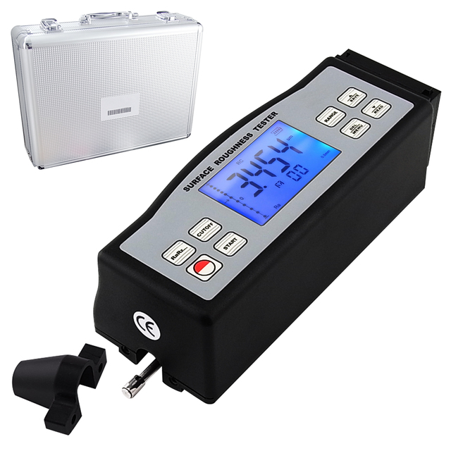 Digital Multiparameter Surface Roughness Tester Ra Rz Rq Rt Inductance Type Principle Metric Imperial Conversion