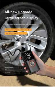 Inflador de Neumáticos Inalámbrico Portátil, Compresor de Aire Digital Recargable de 150 PSI con Pantalla LED Dual para Automóvil y Bicicleta - Product Image 4