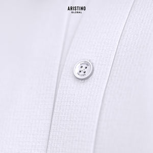 Camisa de Manga Corta para Hombre ARISTINO, Sólida, Sin Tejido, Corte Regular, Casual, 400g, 92% Poliéster, 8% Elastano, APS004EGP01 - Product Image 3