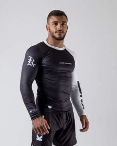 Venta al por mayor BJJ Rash Guard Camisa de compresión de manga larga Hombres UV UPF 50 + Surf BJJ Rashguards - Product Image 5
