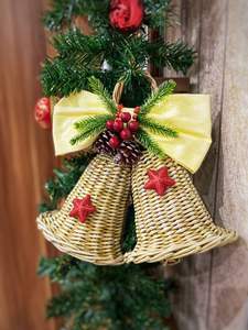 กระดิ่งคริสต์มาสหวายทำมือสำหรับตกแต่งบ้านและเทศกาล - Product Image 3