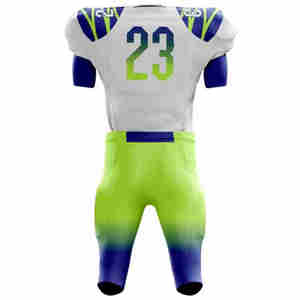 Uniformes de Fútbol Americano Personalizados al por Mayor, Conjuntos de Uniformes de Fábrica OEM, Impresión por Transferencia de Calor, Spandex/Poliéster, Pantalones Cortos Antibacterianos - Product Image 6