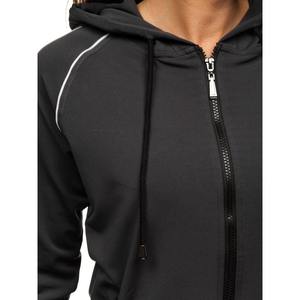 ชุดวอร์ม2ชิ้นสำหรับผู้หญิงชุดวอร์มมีฮู้ดสำหรับใส่ได้ทั้งชายและหญิงชุดกางเกงขาสั้นลำลองระบายอากาศได้โลโก้ออกแบบได้ตามต้องการขนาดพิเศษ - Product Image 5