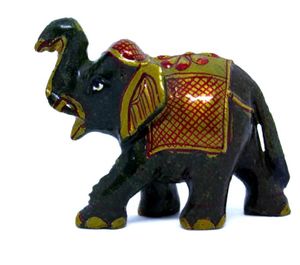 Hand-Painted Stone <b>Elephant</b> Figurine Indian Handicraft Decor Spiritual Altar <b>Gift</b> Fine Craftsmanship - Product Image 5
