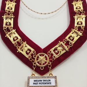 Collier à chaîne SHRINER avec bijou et plaques nominatives - HSE - Product Image 2