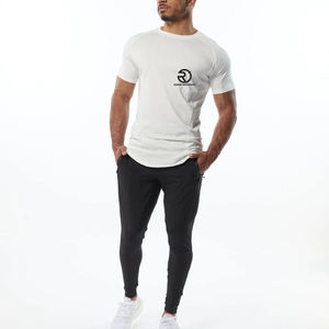 Nueva llegada Jogging Gym Fitted Quick Dry Soft Gym Athletic Sport Camiseta Manga corta Hombres Camisetas - Product Image 4