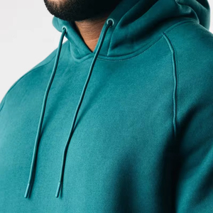 Personalizado 400 Gsm Fleece Algodón/Poliéster Oversized Heavy Drop Shoulder Hoodie Low MOQ en stock para la temporada de invierno - Product Image 3