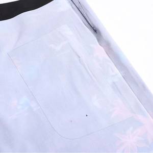 Avec Poche Sublimation Imprimé Coton Polyester Été Sports Casual Blanc Nouveau Design de Mode Taille Élastique Homme Court Toutes Tailles - Product Image 6