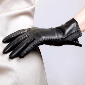 2024 nueva moda invierno pantalla táctil guantes de cuero hombres al aire libre invierno cuero guantes de invierno para hombres y mujeres - Product Image 3