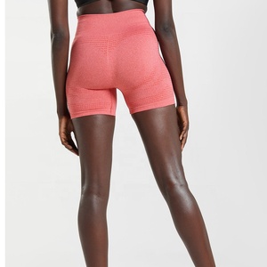 Low MOQ <b>Sexy</b> Summer Athletic Apparel Active Fitness <b>Clothes</b> for <b>Women</b>, Seamless Sports Bra + Scrunch Butt Shorts + Yoga Pants - Product Image 3