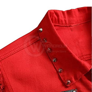 Diseño profesional Pakistán Fabricante Hombres Jeans Chaleco Casual Prendas de abrigo Mejor calidad Bolsillos delanteros Denim Jeans - Product Image 3