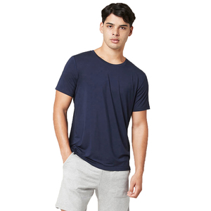 Camiseta Casual Unisex para Hombre, Sólida, de Spandex/Poliéster, Corte Regular, Manga Corta, Cuello Redondo, 200g, Anti-Pilling, Impresión Personalizada - Product Image 2