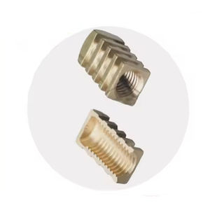 เม็ดมีดทองเหลืองขนาดตามสั่งและตัวแทรกแบบหมุนทองเหลืองตรงจากผู้ผลิต - Product Image 6