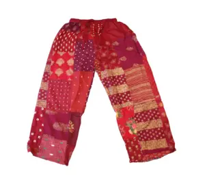 Top Quality Unisex Patchwork Pants Plus Size Praia Yoga Pants Boho Loose Pants Mulheres Disponível a preço acessível a partir de Índia