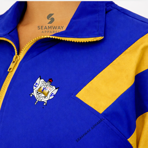 Chaqueta Cortavientos Ligera de la Hermandad Sigma Gamma Rho, Chaqueta Casual Impermeable para Exteriores, Anorak Bordado para Mujer - Product Image 3