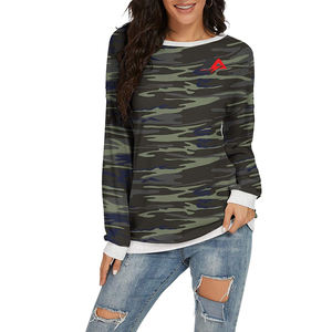 2024 sudaderas de alta calidad con logotipo personalizado de algodón polar de peso pesado pulóver sudadera suéter de salón para mujer - Product Image 1