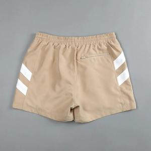 2023 ropa deportiva pantalones cortos de ejercicio negro sólido con bolsillos laterales 100% algodón patrón Floral ecológico - Product Image 2