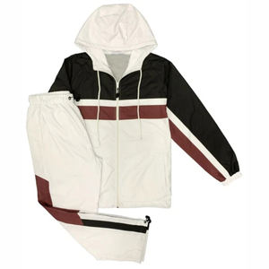 Logo personnalisé imperméable polyester nylon coupe-vent survêtements pour hommes ensemble de survêtement coupe-vent extérieur en nylon pour hommes - Product Image 4