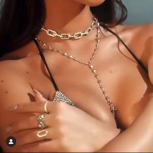 Hermoso y de la mejor calidad, conjunto de dos piezas de estilo cristalino, Bikini, traje de baño de diamantes, Bikini multicolor con diamantes de imitación - Product Image 6