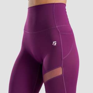Leggings Capri Deportivos Empower (Rosa Oscuro) Sin Costuras, Compresión, Spandex, Nailon, Estampados, Talla XL para Gimnasio, Yoga, Uso Casual - Product Image 5