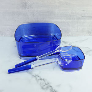 [โฮลาร์] ไต้หวันทำจากพลาสติกแตก, ชามสลัดขนาดเล็กสีฟ้าสำหรับใช้กับเครื่องเคียง - Product Image 6