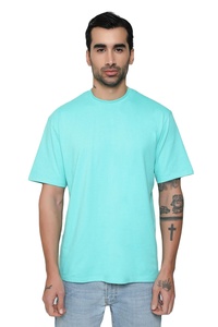 T-shirts pour hommes tendance, en coton surdimensionné, à manches courtes, col rond ample, doux, respirant, streetwear et pour un usage quotidien en été - Product Image 6