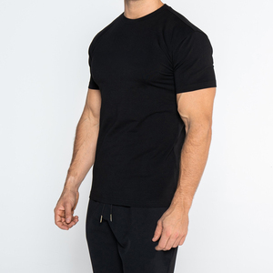 Venta al por mayor de camisetas 100% algodón personalizadas para hombre, camisetas ajustadas de secado rápido informales de estilo moderno con estampado de letras únicas y serigrafía - Product Image 5