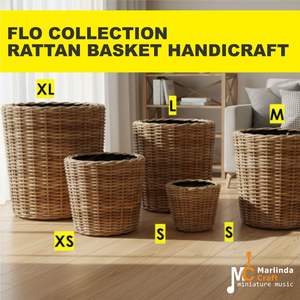 งานฝีมือตะกร้าหวายคอลเลคชั่น FLO - Product Image 1