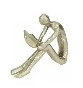 Sculpture en aluminium Accessoires modernes Objet Table en fer Base en métal Décoration de table Salon Table en métal Décoration de bureau - Product Image 5