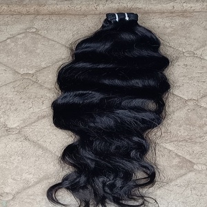 100% ผมแท้จากกัมพูชาไม่ผ่านการทำเคมีผม Remy อยู่ในแนวลอนผมสไตล์ลอนธรรมชาติ - Product Image 3