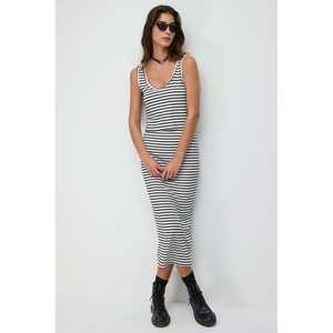 Top Corto Casual para Mujer, Estilo Occidental Vintage, Algodón, Talla XS, Decoración de Encaje a Rayas, Cuello Redondo, para Oficina, Ropa de Abrigo, Otoño/Verano - Product Image 2