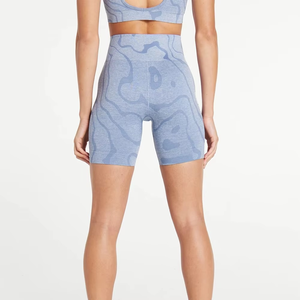 Nuevo estilo 2025, ropa ajustada para mujer, logotipo personalizado, ropa activa para mujer, pantalones cortos para mujer, gimnasio personalizado, deporte, Fitness, entrenamiento, sin costuras - Product Image 5