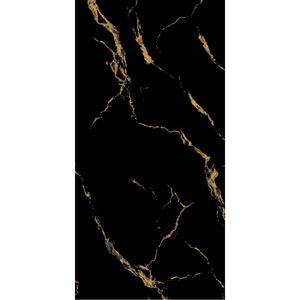 Carreaux de sol en céramique élégants antidérapants 60x120 effet marbre doré, émaillés, résistants à l'usure, décoration intérieure - Product Image 3