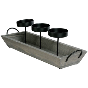 Bandeja de decoración de mesa, portavelas, decoración navideña para el hogar, decoración de boda, regalo para Festival familiar, votivo - Product Image 5