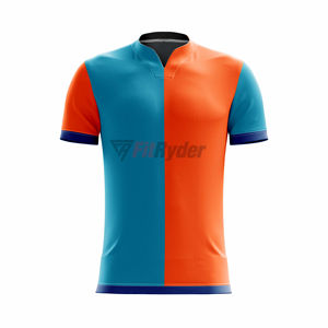 ชุดยูนิฟอร์มฟุตบอลของผู้ชายสีทึบชุดวัสดุโพลีเอสเตอร์เข้ารูประบายอากาศได้ดีสำหรับผู้ใหญ่ขนาดทุกเพศ - Product Image 4