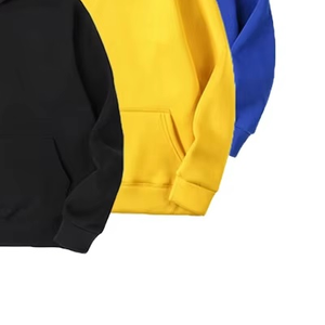 Sudadera con Capucha para Hombre, Colores Personalizados, Venta al Por Mayor, Invierno, Lisa, Teñida, con Bolsillo, Impresión Digital, 330 GSM, Felpa de Algodón, Ecológica, Modelo 001 - Product Image 5