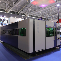 Mesin Pemotong Laser Serat 6KW 6000W Tipe Gantry untuk Pemotongan Gelombang Kontinu 2500mm*6000mm, Dijual, untuk Plat Logam, Cypcut Hiwin