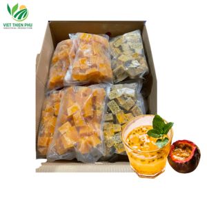 VIET THIEN PHU Fourniture directe en vrac en usine sans additifs Eau de procédé IQF pure et surgelée rapide aux fruits de la passion pour l'expédition mondiale - Product Image 2