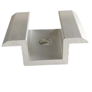 Abrazadera de Aluminio de 25 mm para Panel Solar, Abrazadera Central para Montaje Solar, Soporte para Sistema Fotovoltaico, Estructura para Panel Solar, Abrazaderas Solares Ecológicas - Product Image 1