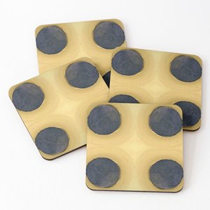 Haute qualité imprimé époxy vente chaude coffret cadeau forme carrée durable tasse à thé tapis de bureau ardoise bois isolation résine caboteur - Product Image 6