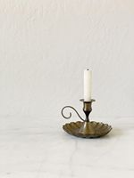 Porte-bougie en laiton de luxe, fait main, durable, respectueux de l'environnement, gravure au laser, support de bougie décoratif moderne, décoration de la maison