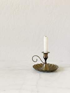 Porte-bougie en laiton de luxe avec poignée, fait main, durable, respectueux de l'environnement, gravure au laser, support décoratif pour bougie pour la décoration de la maison - Product Image 4