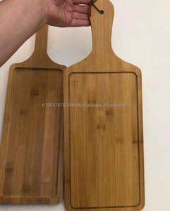 Bloc à découper rectangulaire en bois d'acacia massif de qualité durable, écologique, lavable au lave-vaisselle, fait à la main, épaisseur personnalisée, maison Rajasthan - Product Image 4