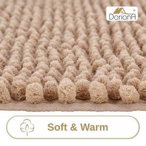 พรมห้องน้ำไมโครไฟเบอร์ลายสับปะรดคาราเมล กันลื่น ซักได้ ขนาด 50x80 ซม. - Product Image 5