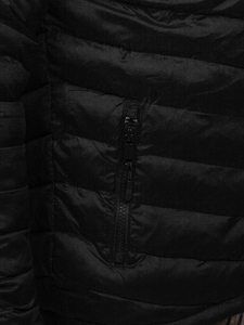 Outdoor Fleece Puffer <b>Jacket</b> Men's OEM New 2024-25 Hot Selling Winter Warm Waterproof Windproof <b>Canvas</b> Front Logo - Product Image 6