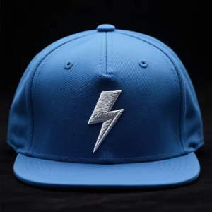 Gorras de Béisbol Personalizadas con Bordado 3D, de Algodón, con Visera Plana, para Adultos, Lisas, Estilo Hip Hop, de 5 Paneles, con Cierre a Presión - Product Image 4