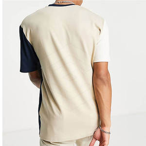 Camiseta de hombro caído de gran tamaño de alta calidad para hombres Logotipo personalizado impreso en camiseta en blanco de peso pesado - Product Image 5