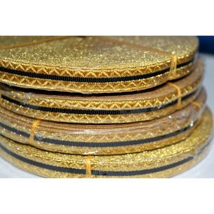 Tela de Lentejuelas Ecológica de Poliéster/Algodón, Cinta Jacquard con Trenzado Francés, Adorno al por Mayor para Uniformes, Batas, Liturgia de Iglesia - Product Image 6