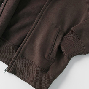 Sweats à capuche de haute qualité avec fermeture éclair, impression de logo personnalisée, couleurs unies, pour filles, écologiques et confortables, tenues tendance 2026 - Product Image 3