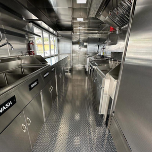 Đầy đủ tiện nghi nhôm di động thực phẩm Trailer để bán giá rẻ towable thực phẩm xe tải đường phố đã sẵn sàng - Product Image 6